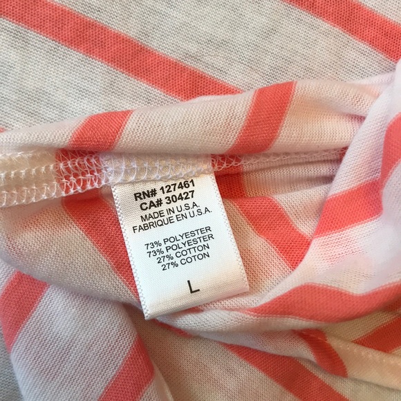 Wildfox Striped Tank Top Sz L - Picture 3 of 4